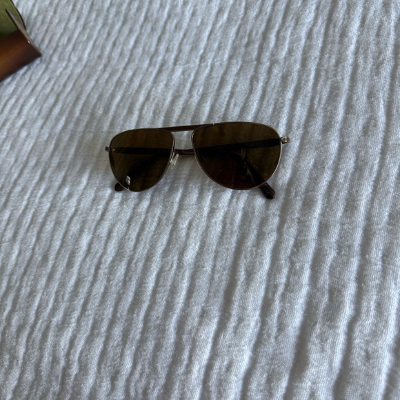 Brown Aviator Sunglasses with Case main image 9